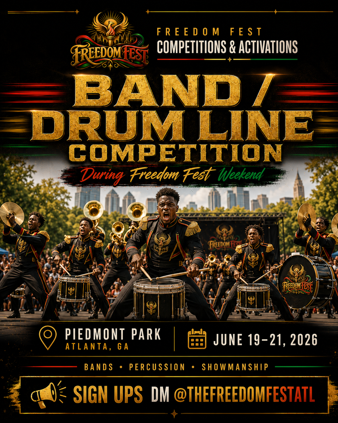 Freedom Drumline mission profile