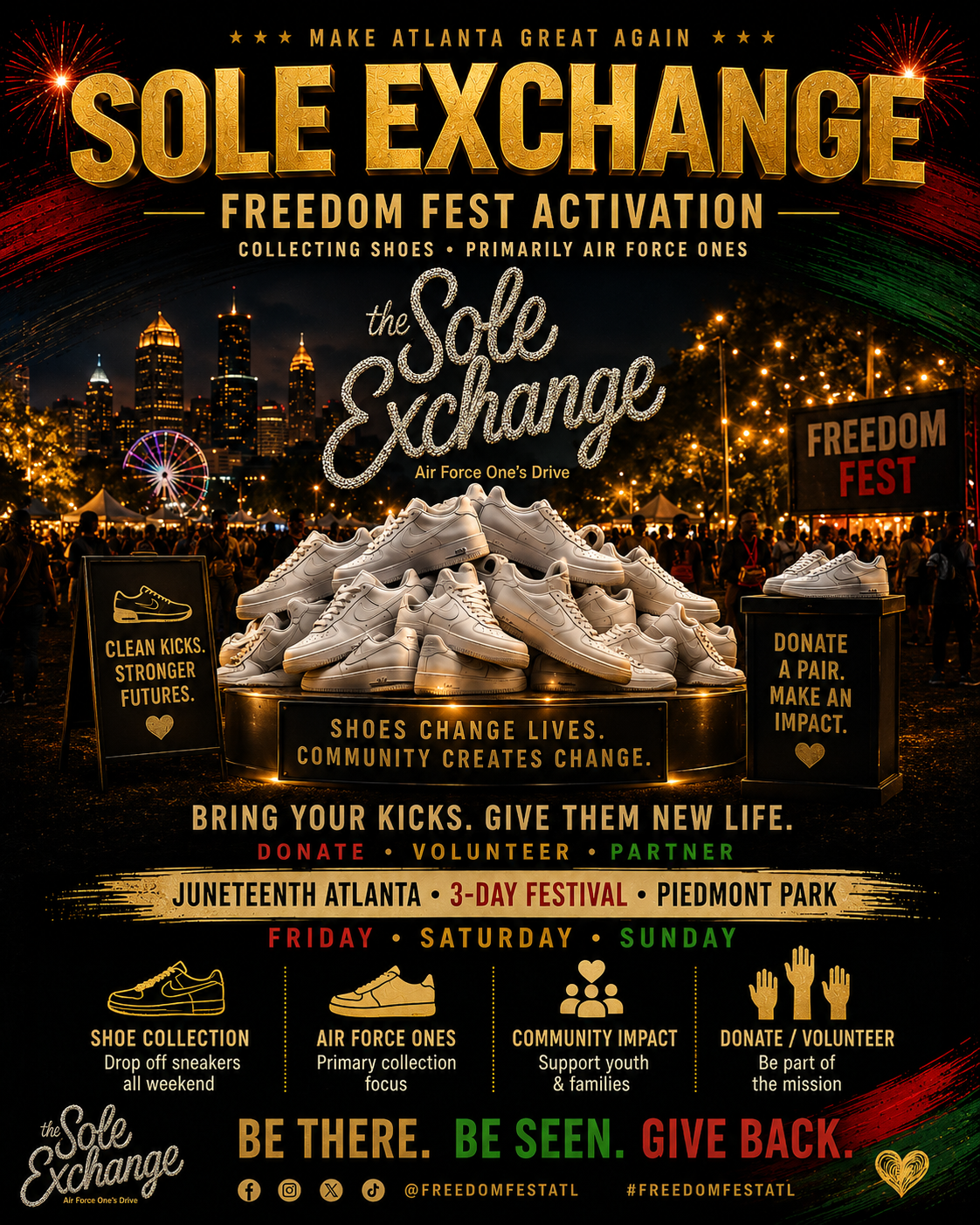 Freedom × Sole Exchange mission profile